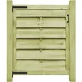 vidaXL Gartentor Imprägniertes Kiefernholz 100x100 cm Grün 45309
