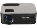 Lenco LPJ-700 Mini Beamer - Bluetooth Beamer - Mini Projektor 4000 Lumen - 30.000 Stunden Lebensdauer - Full HD - Bluetooth 5.0-2 x HDMI - USB - Fernbedienung - Schwarz/Grau