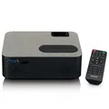 Lenco LPJ-700BKGY - LCD-Projektor mit Bluetooth - Bis zu 400 cm Projektionsgre -