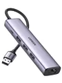 USB Hub Ethernet Adapter Gigabit LAN Adapter mit 3 USB 3.0 Ports 1000 Mbps US...