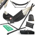 KESSER Hängematte LAKE mit Gestell Doppelhängematte für 2 Personen-Stabiler Rahmen 200kg Belastbarkeit Indoor & Outdoor XXL Hängesessel Doppel Mehrpersonen Garten Pool Balkon Terrasse