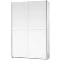 Schwebetürenschrank 2-türig  Hastings , weiß , Maße (cm): B: 125 H: 195,5 T: 38.0