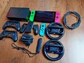 Nintendo Switch HAC-001 Konsole 32GB grün-rosa mit Extra Joy-Con und mehr⚡