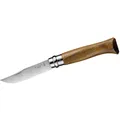 Opinel No 8 - Taschenmesser mit 8,5 cm Sandvikstahlklinge und Walnussholzgriff