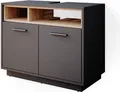Waschbeckenunterschrank Vicco Beatrice Anthrazit 80 x 64 cm, Model 34839