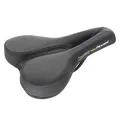 Velo Fahrrad Sattel Sitz Basic DEEP CHANNEL Herren Schwarz Touringsattel Neu
