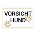 Vorsicht Hund Schild 200x300mm wetterfestes Schild Achtung Hundeschild