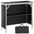 VEVOR Messetheke Promotionstand Messestand 975x385x870mm Werbetheke Klappbar