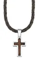 S.Oliver Lederkette mit Kreuz 2018841
