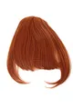 WIG ME UP - YZF-W1030-350 Clip-In Pony Haareinsatz lange Strähnen an der Seite dunkles Rot Kupferrot