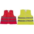 IWH Pannenweste/Warnweste, DIN EN 471, Polyester, orange 100 % Polyester, flueoreszierend, neon-orange, mit Klett