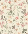 Rasch Vliestapete Lumina - Selbstklebende Tapete Blumen von tesa® x rasch®, strukturiert, floral, geblümt, botanisch, Landhausstil, (1 St), selbstklebend, 6,00m x 0,53m