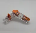 WAGO Durchgangsverbindung Klemmen 0,2–4 mm², Verbindungsklemme Betätigungshebel