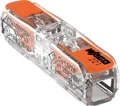 WAGO 221-2411 Compact Verbindungsklemmen 2-Leiter bis 4 mm² Hebel 60 Stück
