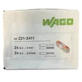 Variantenangebot - Original WAGO Klemmen 221-2411 Stückzahl 60.  4 mm²