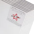 8x ART-STAR | UNIVERSITY KEILRAHMEN 80x100cm | Leinwände auf Keilrahmen 80x100 cm | Leinwandtuch vorgrundiert, malfertige bespannte Malgründe mit Leinwand zum bemalen