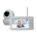 HDS2 Babyphone mit Kamera 5 Zoll 720P HD Ohne WLAN Nachtlicht Wiegenlieder 30...