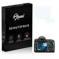 Bruni Schutzfolie kompatibel mit Nikon D90 Folie, glasklare Displayschutzfolie (2er Set)