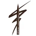 NYX Professional Makeup Epic Ink Eyeliner, Hochpigmentierter Filzstift, Wasserfest, langanhaltender Kajal, Vegane Formel, Einfache Anwendung mit flexiblem Pinsel, Shade: 03 Dark Chocolate