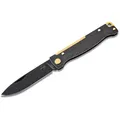 Böker Plus Taschenmesser Böker Plus Atlas Black Stonewash Brass, Böker Plus Atlas Black Stonewash Brass