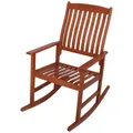 GARDEN PLEASURE Schaukelstuhl "Florida", Holz, BxHxT: 62 x 102 x 93,5 cm - braun