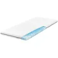 RAVENSBERGER Matratzen, Topper Geltopper Gel-LUX, 7 cm hoch, Gelschaum, mit Baumwoll-Doppeltuch-Bezug blau 180 cm x 200 cm x 7 cm