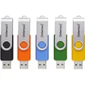 Intenso Basic Line Typ-A 64GB USB-Stick 5er Pack Swivel, bis zu 28 MB/s, USB 2.0