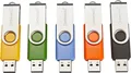 Intenso Basic Line 5X 64 GB USB-Sticks USB 2.0 mit Beschriftungsetiketten, bunt