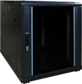 DSIT 12 HE - Kleiner Serverschrank - mit Glastür (BxTxH) 600 x 800 x 720 mm - Traglast 800 kg