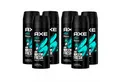 axe Deo-Spray 6x Axe Bodyspray Apollo ohne Aluminiumsalze - 150ml, 6-tlg., bekämpft geruchsbildende Bakterien und unangenehme Gerüche