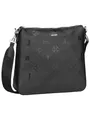Joop! - decoro stampa jasmina Schultertasche in Schwarz, Umhängetasche für Damen, Handtasche mit Reißverschluss