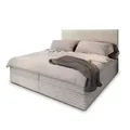 MASSENO Boxbett mit Bettkasten  ¦ creme ¦ Maße (cm): B: 180 H: 98