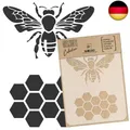 DIY Wiederverwendbare Kunststoffschablone // A3 A4 A5 BIENE - BIENENWABE //
