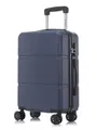 YONSLY Hartschalen-Trolley Hartschalen-Koffer Trolley Rollkoffer Zahlenschloss, Handgepäck, 4 Rollen, ABS-Hartschale, robuster Reisekoffer mit Teleskopgriff,46/55/66/76 cm
