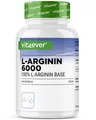L-Arginin 6000  - 365 Kapseln - Vegan - Premium Aminosäure