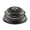 TOKEN Steuersatz Feather Weight 1 1/8" & Taper, semi-integriert, schwarz