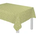 Adam Tischdecke Retro Floret (1-tlg), aus 100% Bio-Baumwolle grün eckig | 120 cm x 120 cm