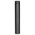FIREFIX R150/1 Ofenrohr aus 2 mm starken Stahl (Rauchrohr) in 150 mm Durchmesser, für Kaminöfen und Feuerstellen, Senotherm, schwarz, 1000 mm lang