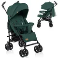 Lionelo Irma buggy klein zusammenklappbar reisebuggy mit liegeposition Grun