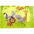 Ritzenhoff & Breker Platzmatte für Kinder Dschungeltiere Tischset Kinder 30x45cm