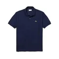 Lacoste Herren Polo-Shirt Kurzarm L1212, Männer Polo-Hemd,2 Knopf,Regular Fit,Blau,3