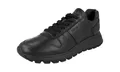 Prada Herren Schwarz Leder Sneaker 4E3581 44 EU/UK 10