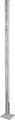 Alberts Zaunpfosten Universal, zum Aufschrauben, Länge 1020 mm, Pfosten 30 x 30 mm
