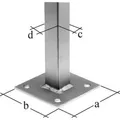 Alberts Universalpfosten - 102 Cm Lang, 30 X 30 Mm