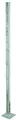Alberts 700218 Universalpfosten | zum Aufschrauben | Länge 1020 mm | Pfosten 30 x 30 mm
