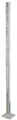 Alberts® Universalpfosten feuerverzinkt zum Aufschrauben L 1020 mm  30x30 mm