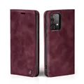 Hülle für Samsung Galaxy A52 / A52s 5G / A52 5G Handytasche Klapphülle Weinrot