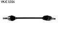 SKF Antriebswelle VKJC 1314 M22x1.5 für TOYOTA COROLLA VVT ZZE120_ ZZE120R