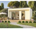 Gartenhaus Palmako Johanna 19,4 m² inkl. Fußboden 562 x 448 cm natur