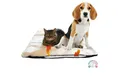 riijk Tierdecke Heizdecke, Wärmedecke für Hunde und Katzen, Vlies, Selbstheizende Hundedecke & Katzendecke